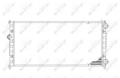 NRF 54687 Радіатор