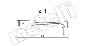 Metelli SU.129 Датчик зносу