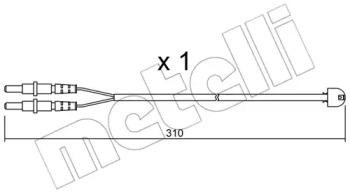 Metelli SU.242 Датчик зносу
