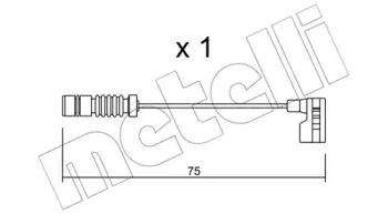 Metelli SU.251 Датчик зносу гальмівних колодок