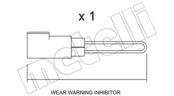 Metelli SU.258 Датчик износа тормозных колодок Metelli SU.258 Датчик износа тормозных колодок