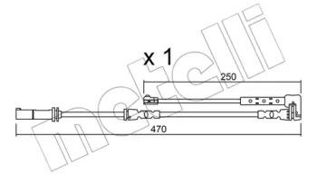 Metelli SU.338 Датчик зносу