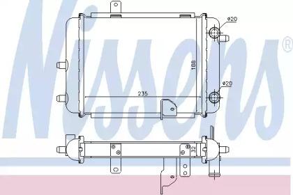 Nissens 60363 Радіатор охолодження двигуна Nissens 60363 Радіатор охолодження двигуна