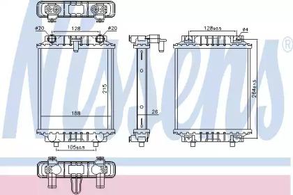 Nissens 60372 Радіатор Nissens 60372 Радіатор