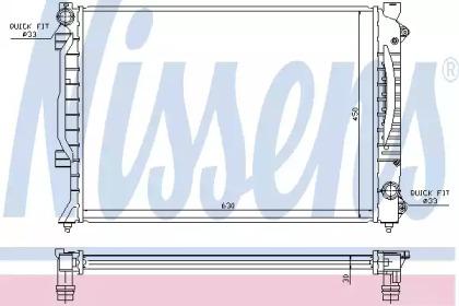 Nissens 60422 Радіатор охолодження двигуна