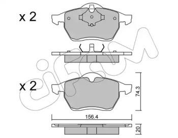 Cifam 822-279-0 Brake pads