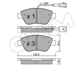Cifam 822-321-0 Brake pads Cifam 822-321-0 Brake pads
