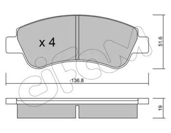 Cifam 822-327-0 Колодки тормозные Cifam 822-327-0 Колодки тормозные