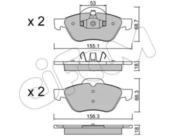 Cifam 822-335-0 Brake pads