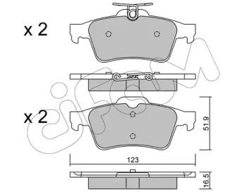 Cifam 822-337-1 Brake pads Cifam 822-337-1 Brake pads