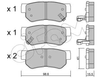 Cifam 822-365-0 Brake pads