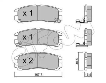 Cifam 822-398-0 Brake pads Cifam 822-398-0 Brake pads