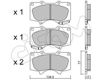 Cifam 822-454-0 Brake pads