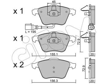 Cifam 822-549-4 Колодки тормозные Cifam 822-549-4 Колодки тормозные