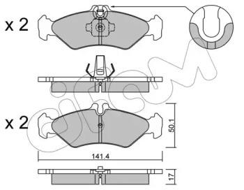 Cifam 822-571-0 Brake pads Cifam 822-571-0 Brake pads