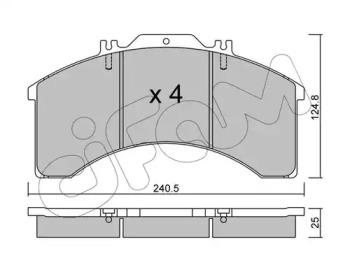 Cifam 822-581-0 Brake pads