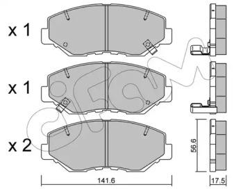 Cifam 822-606-0 Brake pads Cifam 822-606-0 Brake pads