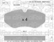 Cifam 822-671-2K Brake pads