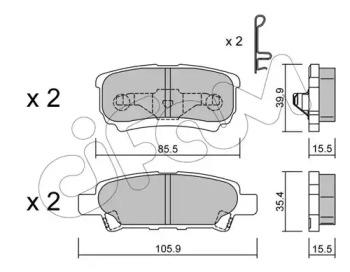 Cifam 822-737-0 Brake pads