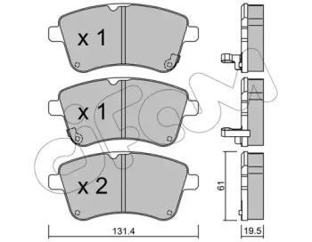 Cifam 822-913-0 Brake pads Cifam 822-913-0 Brake pads