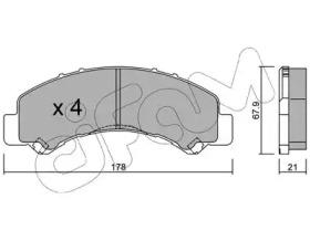 Cifam 822-922-0 Brake pads Cifam 822-922-0 Brake pads