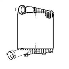 Luzar LRIC1855 Радіатор інтеркулера Luzar LRIC1855 Радіатор інтеркулера