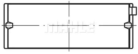 Mahle Original 029 HL 18066 000 Bearing crankshaft Mahle Original 029 HL 18066 000 Bearing crankshaft