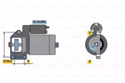 Bosch 0 001 148 009 Starter