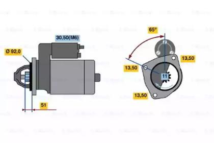 Bosch 0 001 371 006 Starter