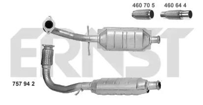 Ernst 757942 Каталізатор Ernst 757942 Каталізатор