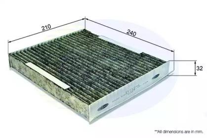 Comline EKF104A Фільтр салона