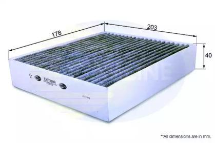 Comline EKF108A Фільтр салону