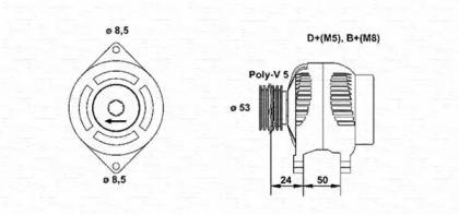 Magneti Marelli 063321776010 Генератор Magneti Marelli 063321776010 Генератор