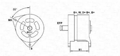 Magneti Marelli 063324242010 Alternator assy