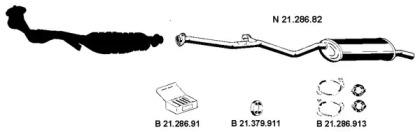 Eberspacher 212017 Schalldaempfer Eberspacher 212017 Schalldaempfer