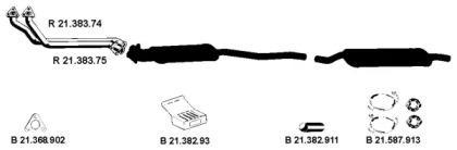 Eberspacher 212032 Schalldaempfer Eberspacher 212032 Schalldaempfer