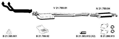 Eberspacher 212039 Schalldaempfer Eberspacher 212039 Schalldaempfer