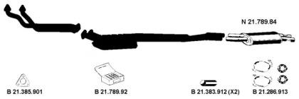 Eberspacher 212040 Schalldaempfer Eberspacher 212040 Schalldaempfer