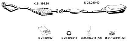 Eberspacher 212055 Schalldaempfer