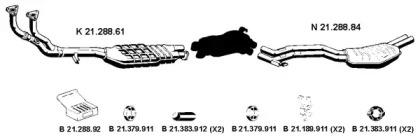 Eberspacher 212086 Schalldaempfer