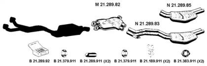 Eberspacher 212087 Schalldaempfer Eberspacher 212087 Schalldaempfer