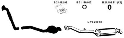 Eberspacher 212110 Schalldaempfer Eberspacher 212110 Schalldaempfer