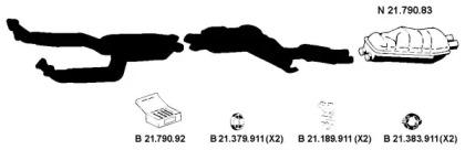 Eberspacher 212130 Schalldaempfer Eberspacher 212130 Schalldaempfer
