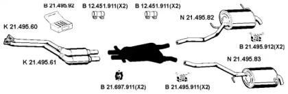 Eberspacher 212132 Глушник вихлопних газів кінцевий Eberspacher 212132 Глушник вихлопних газів кінцевий