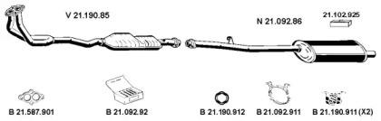 Eberspacher 212150 Schalldaempfer Eberspacher 212150 Schalldaempfer