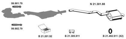 Eberspacher 212162 Schalldaempfer