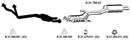 Eberspacher 212165 Schalldaempfer
