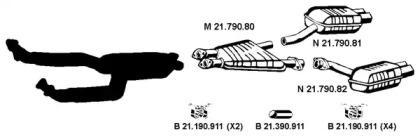 Eberspacher 212167 Schalldaempfer