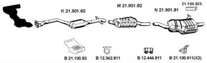 Eberspacher 212196 Schalldaempfer Eberspacher 212196 Schalldaempfer