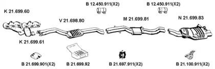 Eberspacher 212204 Schalldaempfer